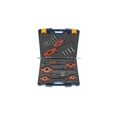 Garant Pipe Thread Cutting Set in Metal Case, for Pipe Threads: G1/8in-G1in 145905 G1/8-1